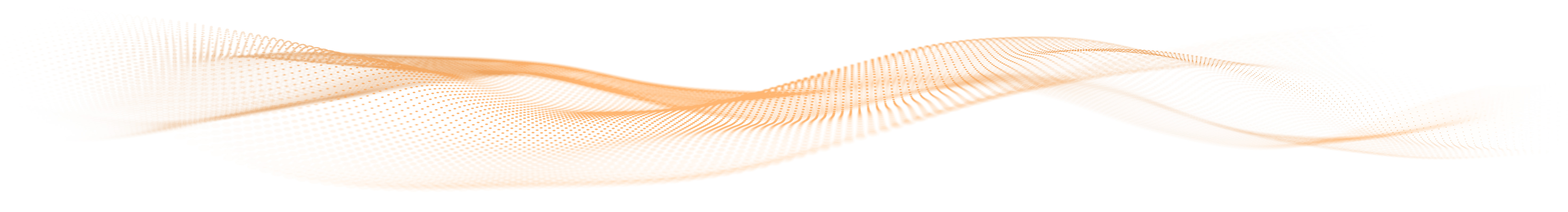 Orange Particle Wave Graphic